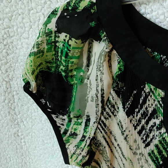 Cato shirt M green black and beige - Picture 4 of 5